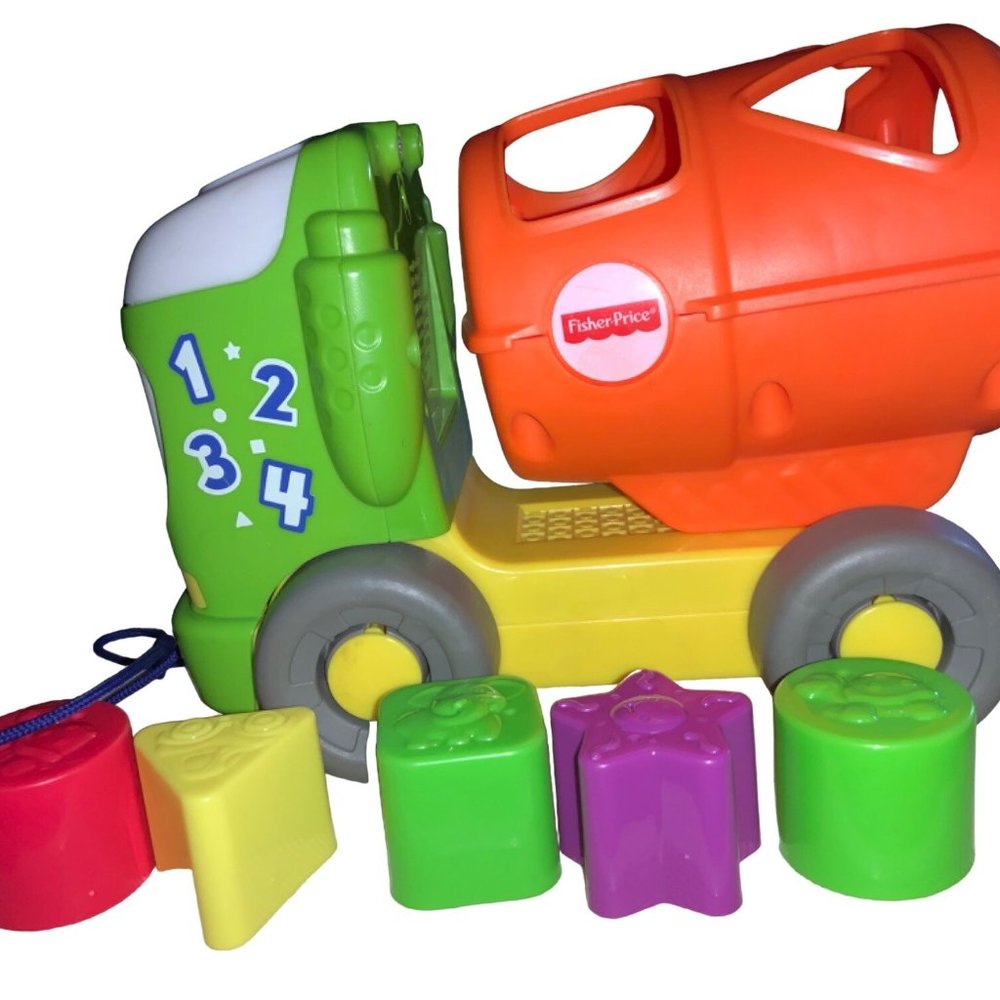 Fisher Price Sort And Spill Learning Truck with  Sounds, Songs, & Phrases
